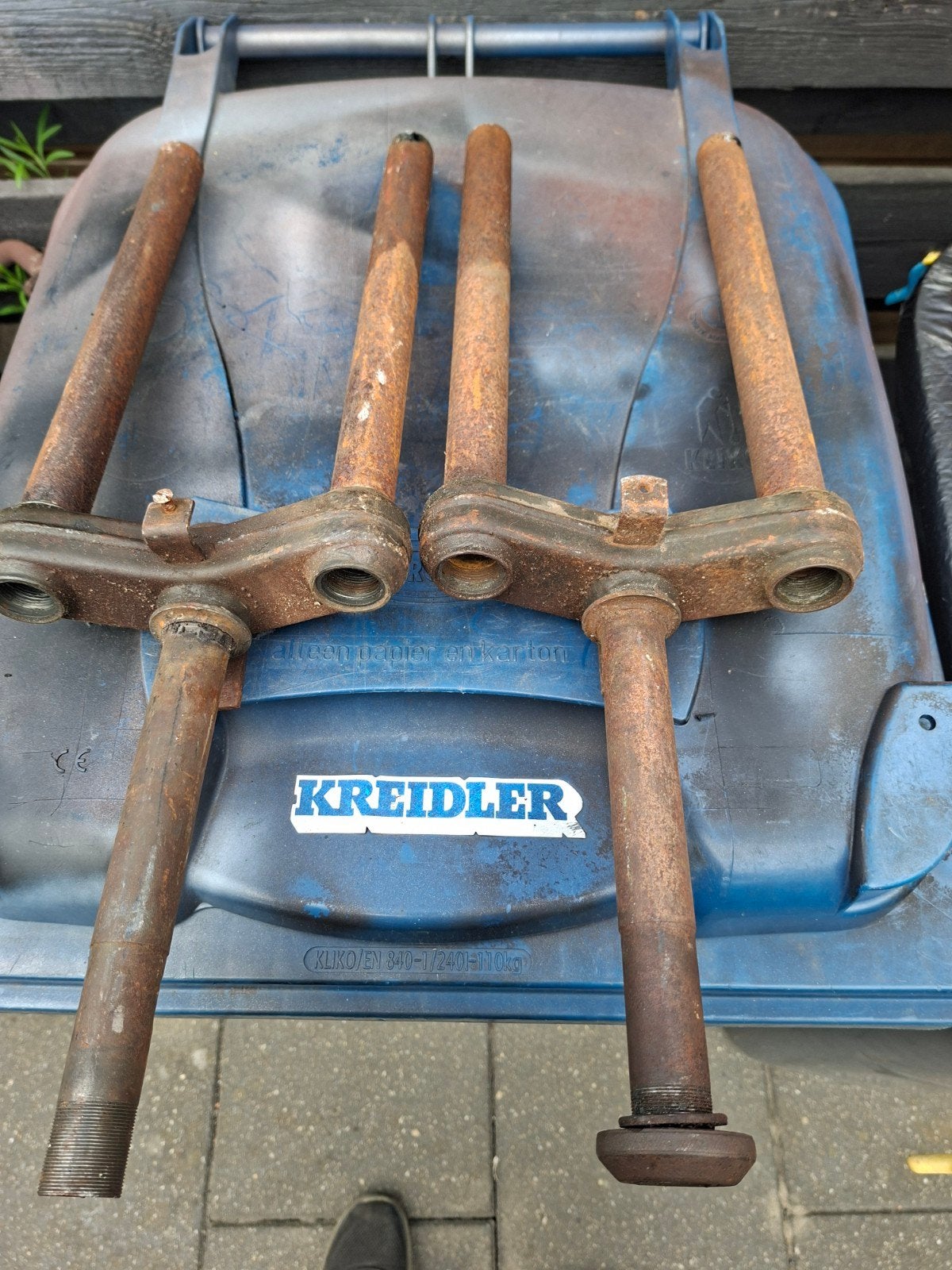 VOORVORK BUFFEL T STUK VOOR REVISIE., Ophalen of Verzenden, Gebruikt, Frame