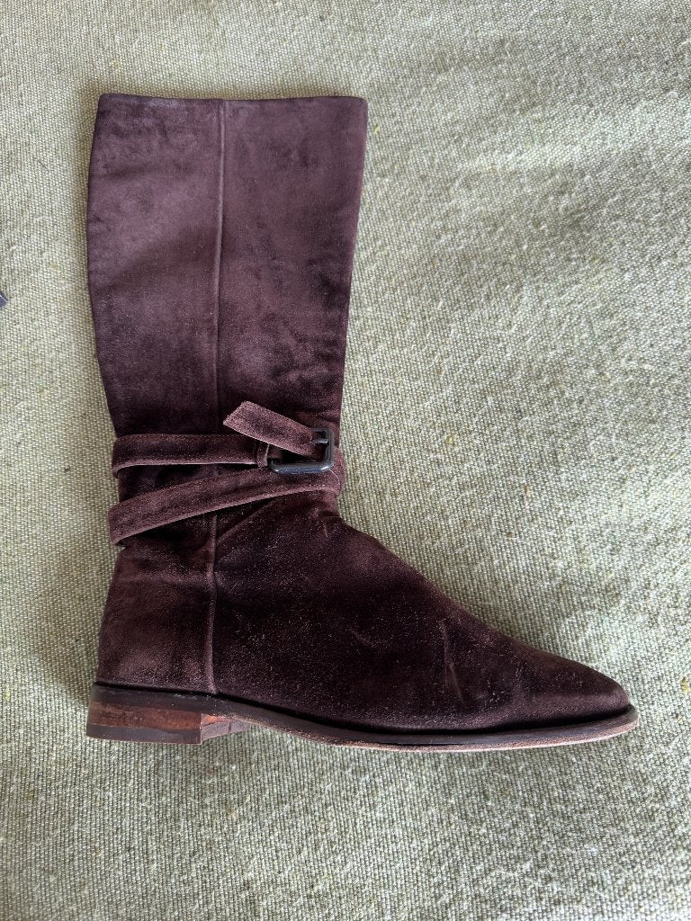 Laarzen, Kleding | Dames, Hoge laarzen, Bruin, Ophalen of Verzenden, Gedragen