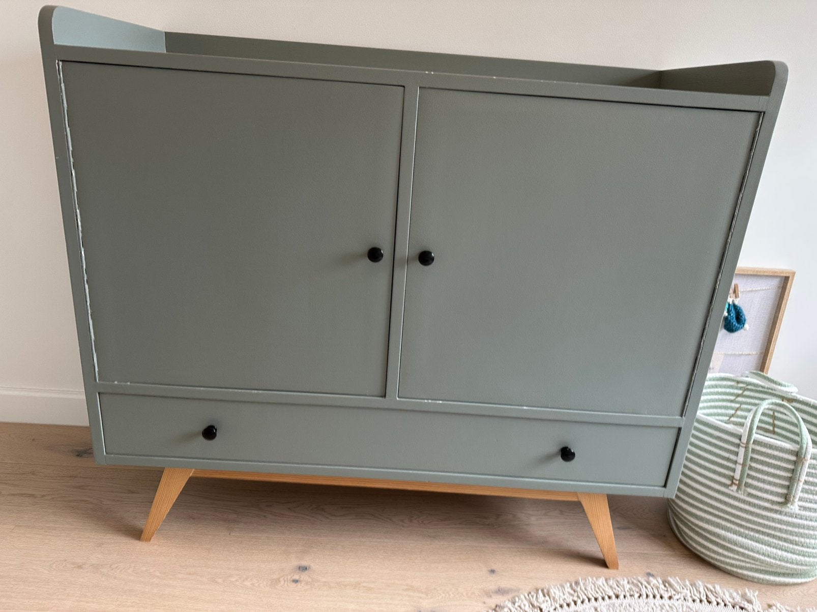 Vintage commode, Ophalen, 50 tot 70 cm, 90 tot 105 cm, 100 cm of meer