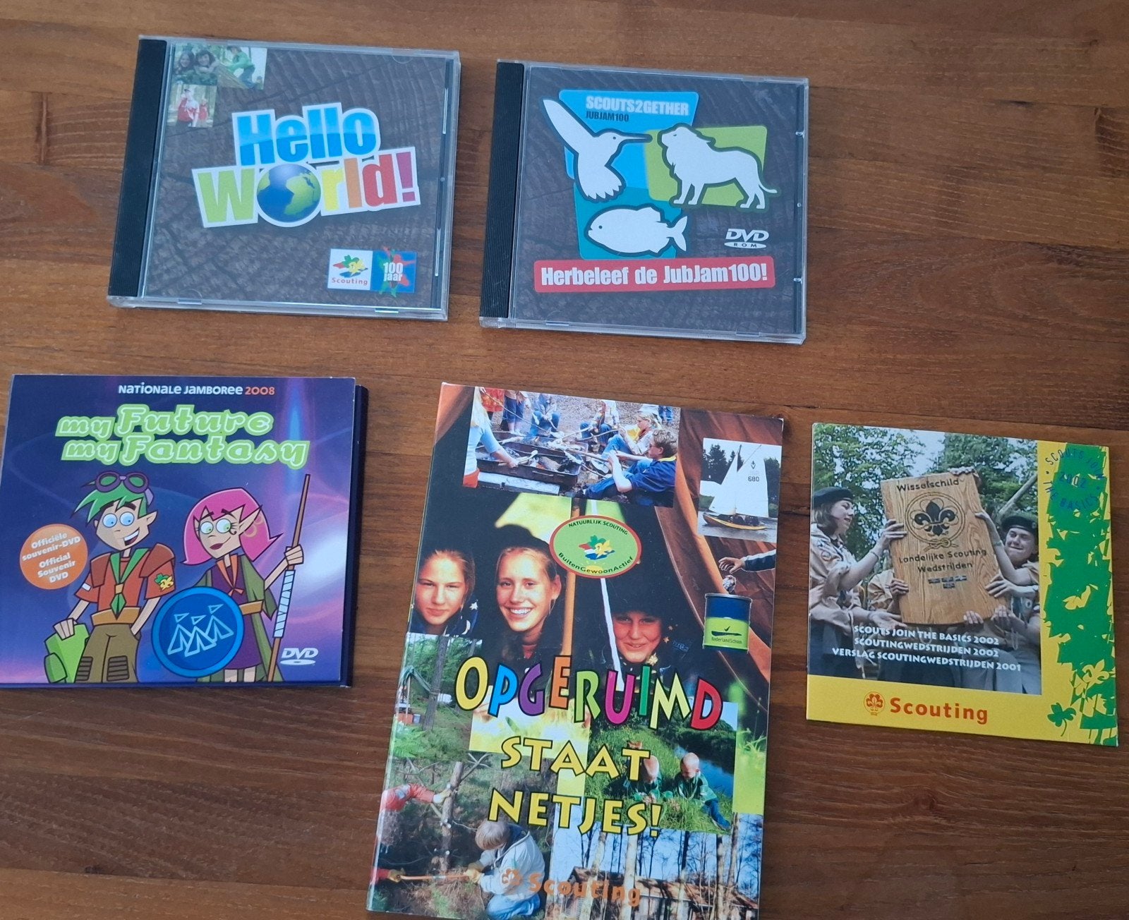 Diverse Scouting cd's en dvd's, Ophalen of Verzenden, Gebruikt, Overige typen