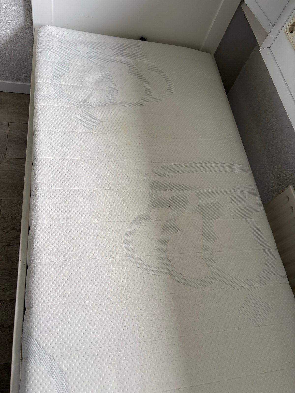 Auping Inizio pocketvering matras 90x200 cm, Ophalen, 90 cm, Eenpersoons, Zo goed als nieuw