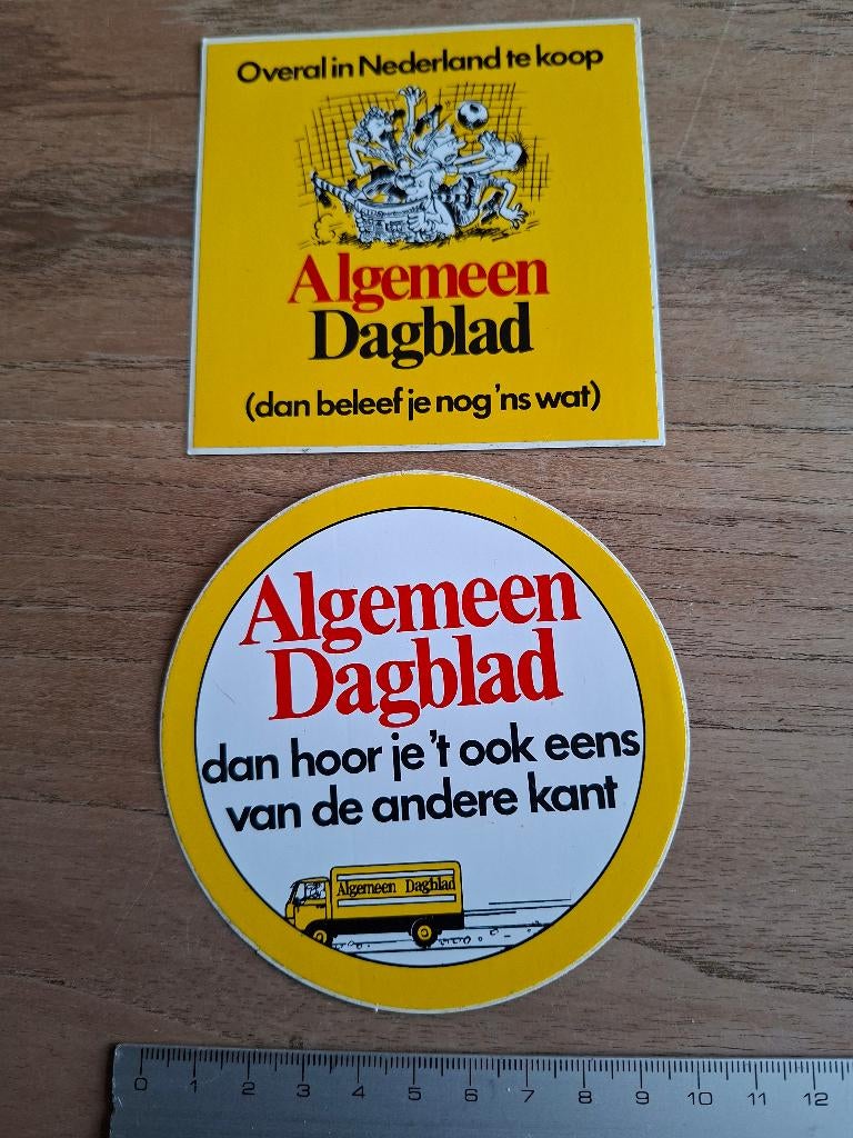 Stickers Algemeen Dagblad, Verzamelen, Ophalen of Verzenden, Zo goed als nieuw, Merk