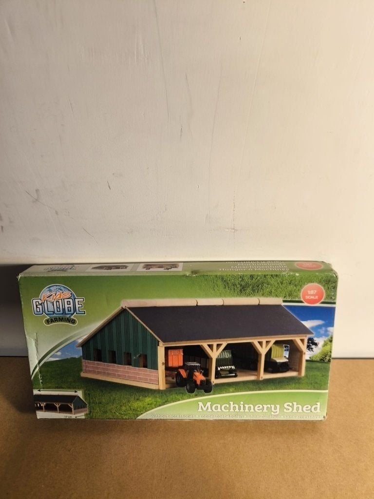 Kids Globe Farming Machinery Shed (houten landbouw loods), Ophalen of Verzenden, Nieuw