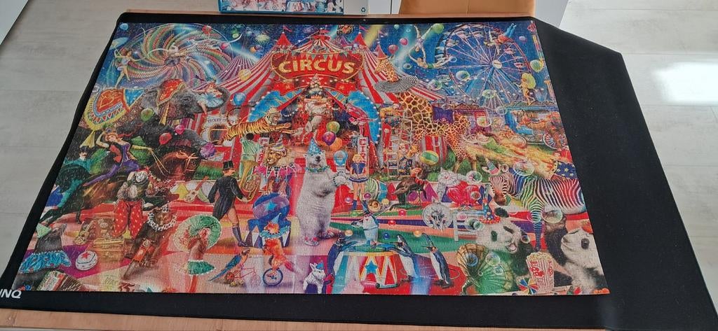 Jumbo Legpuzzel 'A Night at the Circus' - 3000 stukjes, Ophalen of Verzenden, Meer dan 50 stukjes, Zo goed als nieuw, 6 jaar of ouder