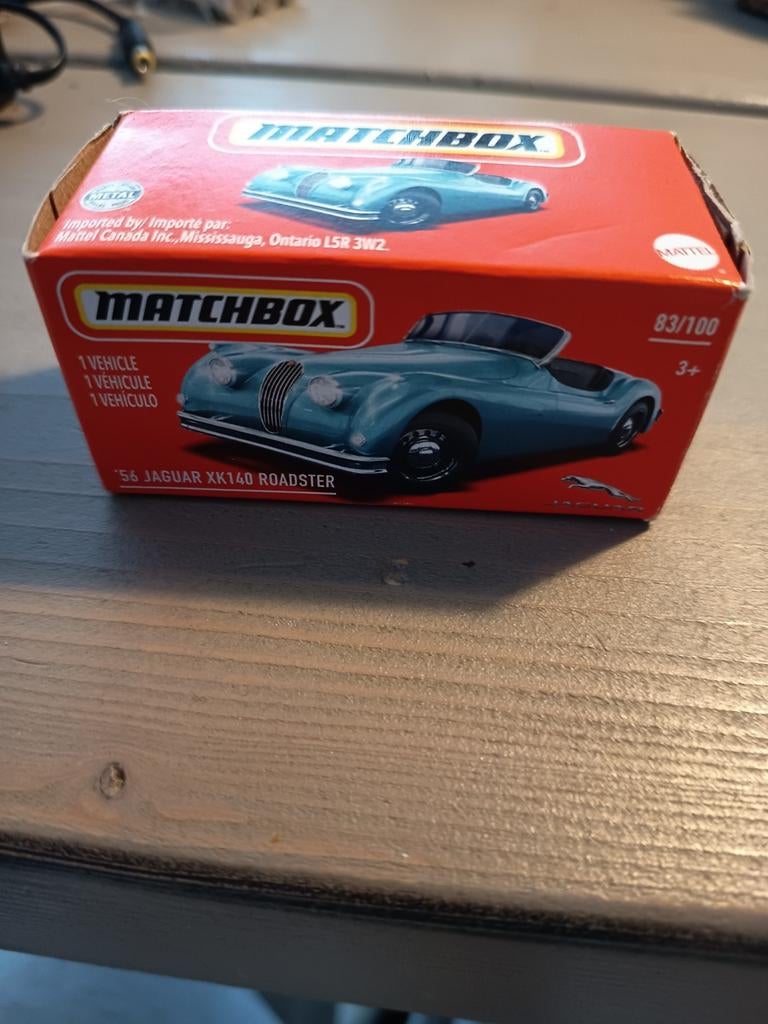 Matchbox '56 Jaguar XK140 Roadster - Nieuw in doos, Overige merken, 1:50 of kleiner, Auto, Nieuw