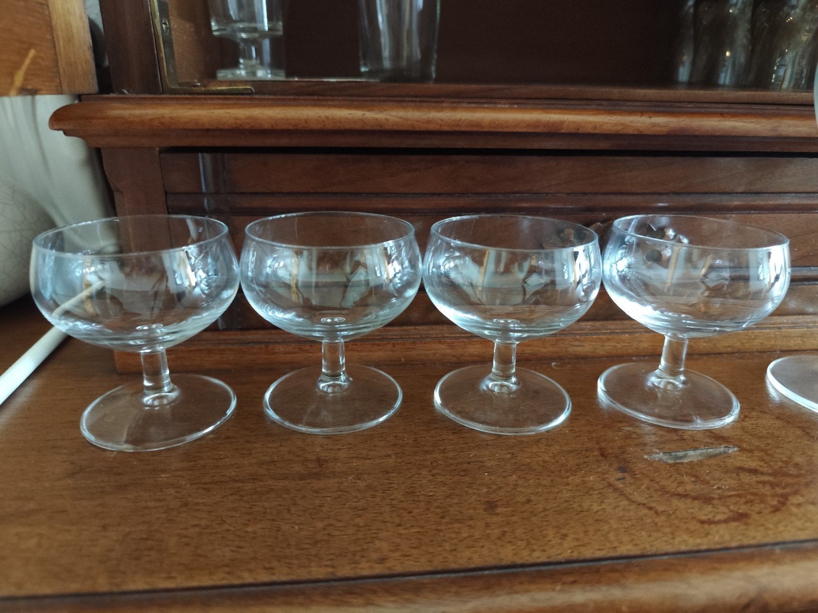 4 borrelglaasjes, Ophalen, Zo goed als nieuw, Borrel- of Shotglas