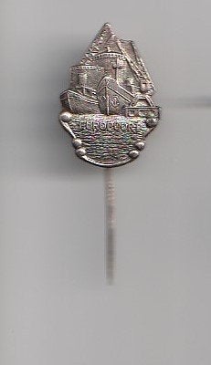fraaie volmetaal speld EUROPOORT, Ophalen of Verzenden, Overige onderwerpen, Speldje of Pin