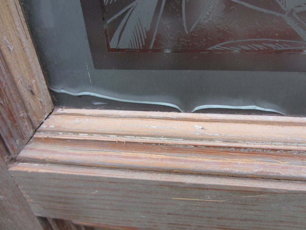 293(of260)hx280br Vierdelige deurenset prachtig ge-etst glas, Ophalen