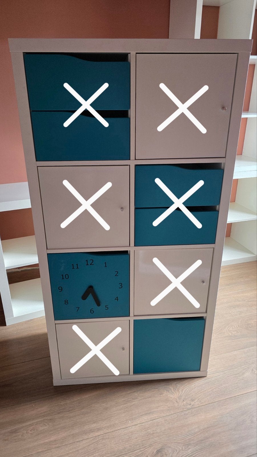 Kallax inzetstukken, Ophalen, 25 tot 50 cm, 50 tot 100 cm, Minder dan 100 cm