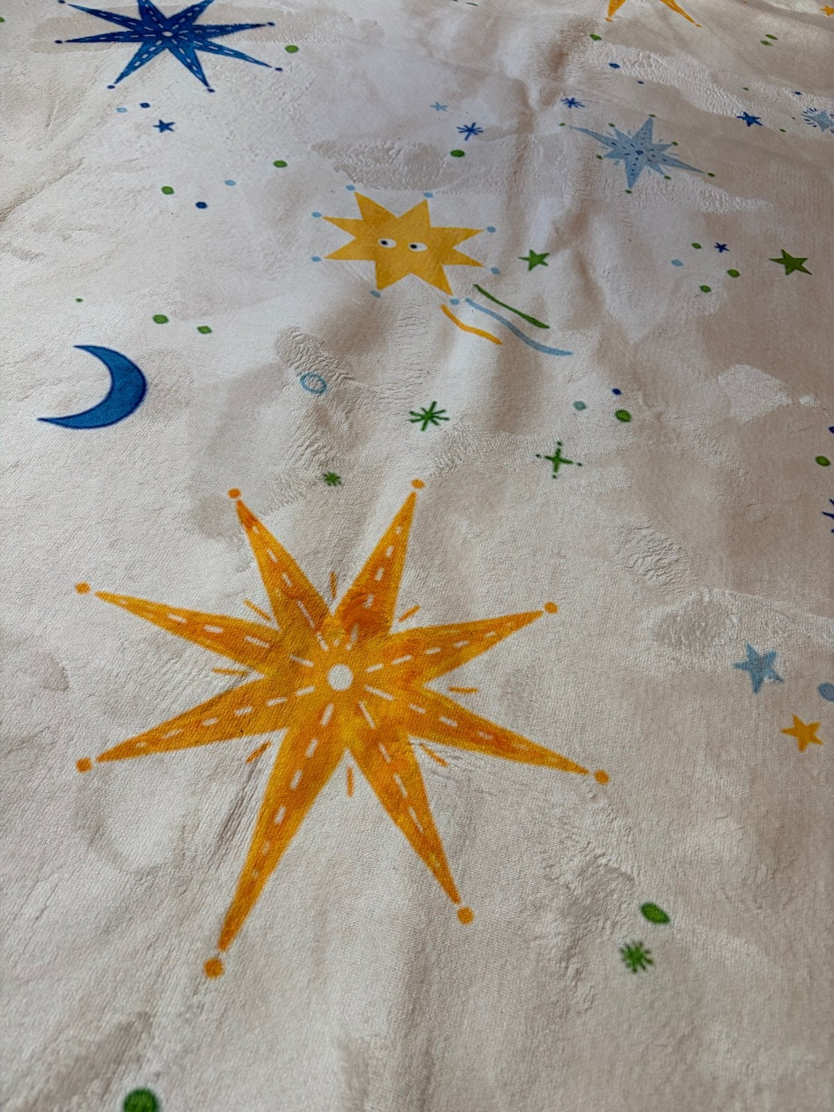 Vloerkleed met sterren en manen voor kinderkamer, 100 tot 150 cm, Nieuw, Ophalen of Verzenden, 150 tot 200 cm
