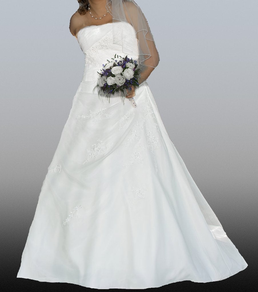 Trouwjurk merk Ladybird, Trouwjurk, Ophalen of Verzenden, Zo goed als nieuw, Wit