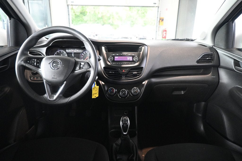 Opel KARL 1.0 ecoFLEX Edition Airco Cruise control Elektrisc, 839 kg, Stof, Met garantie (alle), Wit