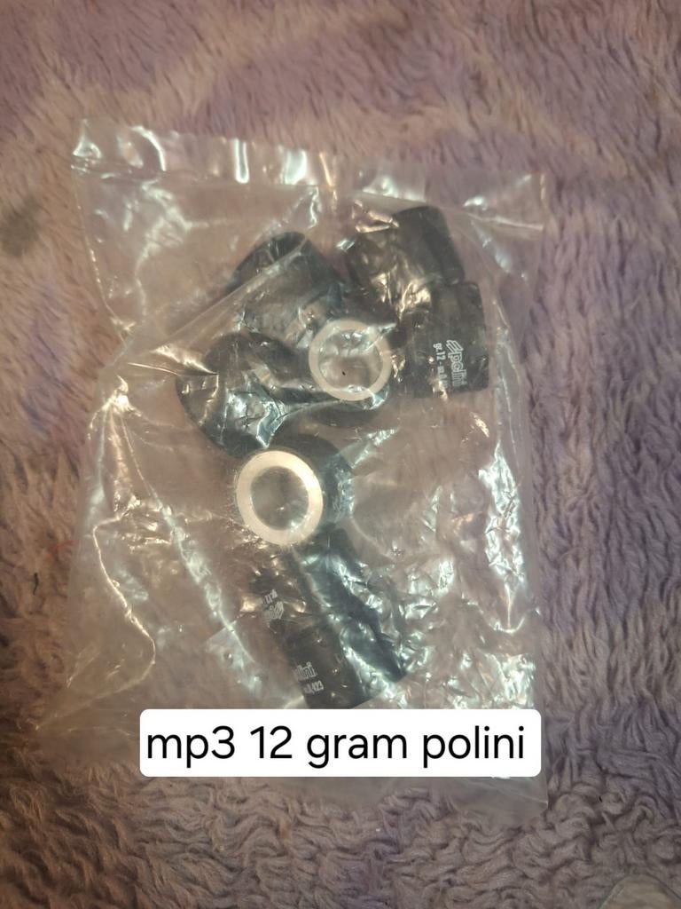 Nieuwe rollen polini piaggio mp3 12 gram, Ophalen