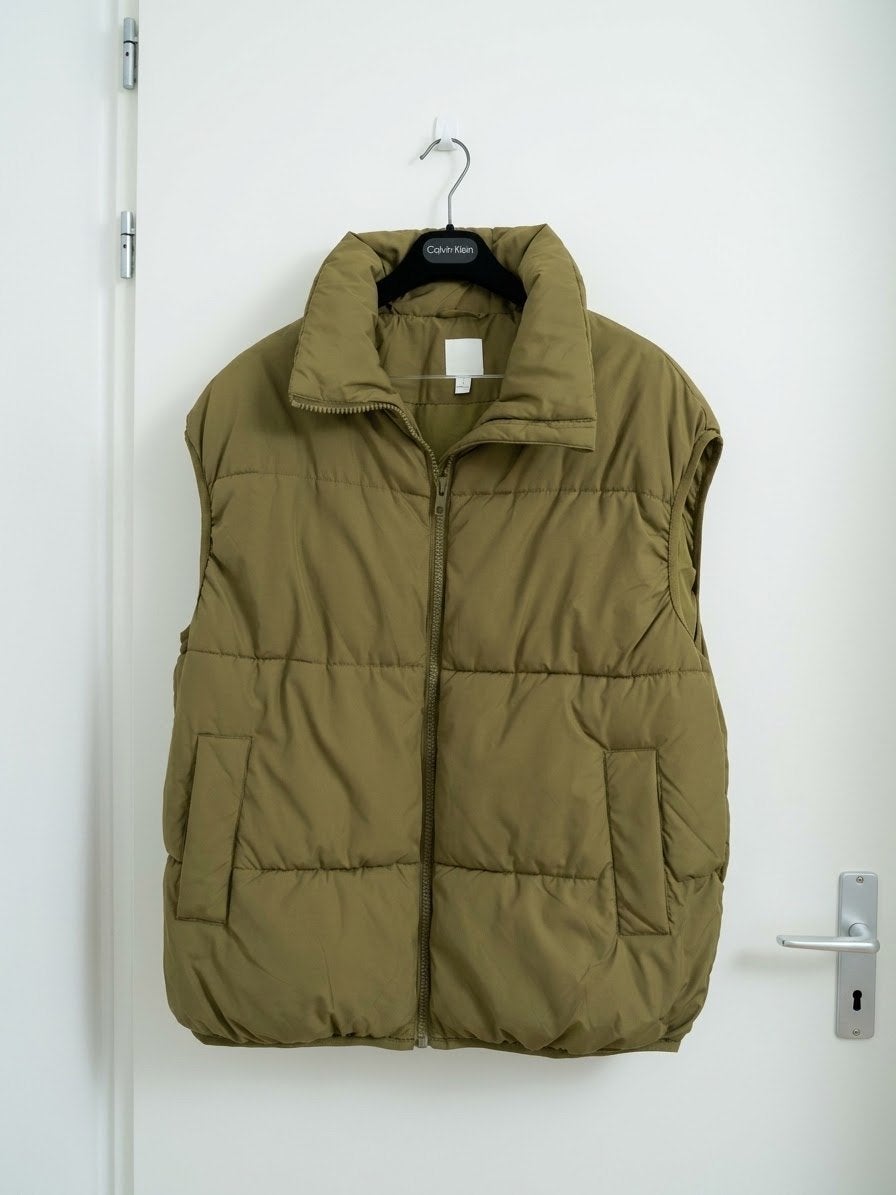 H&M Dames Bodywarmer Maat S, Kleding | Dames, Ophalen of Verzenden, Zo goed als nieuw, Maat 36 (S), Groen