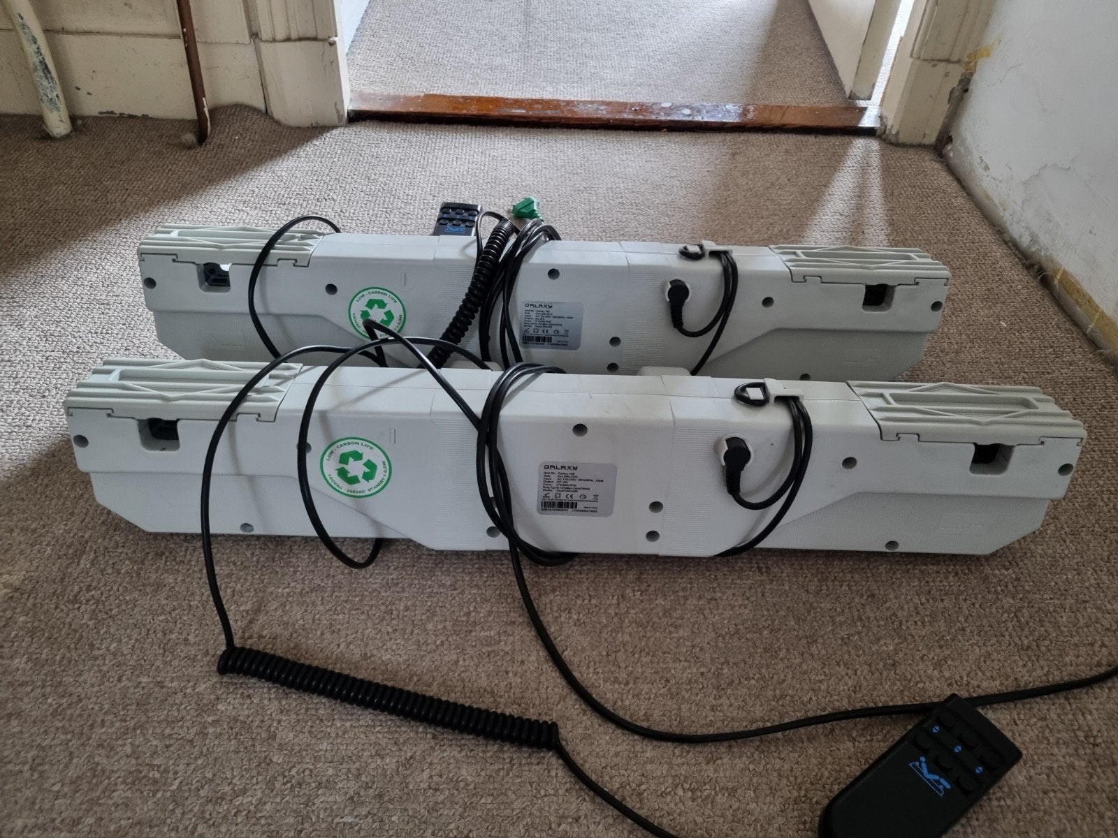 2x Galaxy 16E Elektrische Bedmotoren met Afstandsbediening, Ophalen