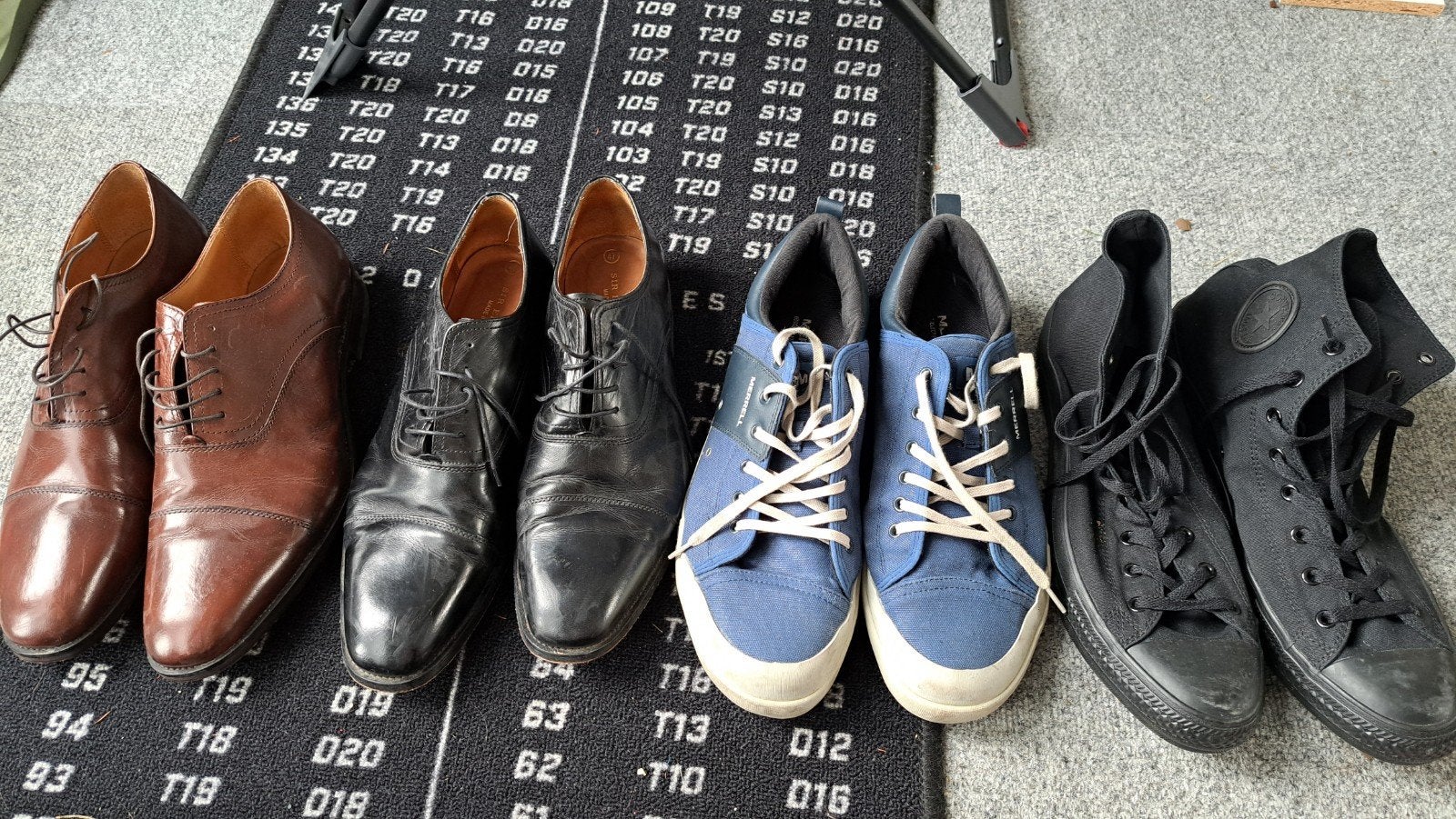 4 paar schoenen rond maat 48, Kleding | Heren, Schoenen, Ophalen of Verzenden, Zo goed als nieuw