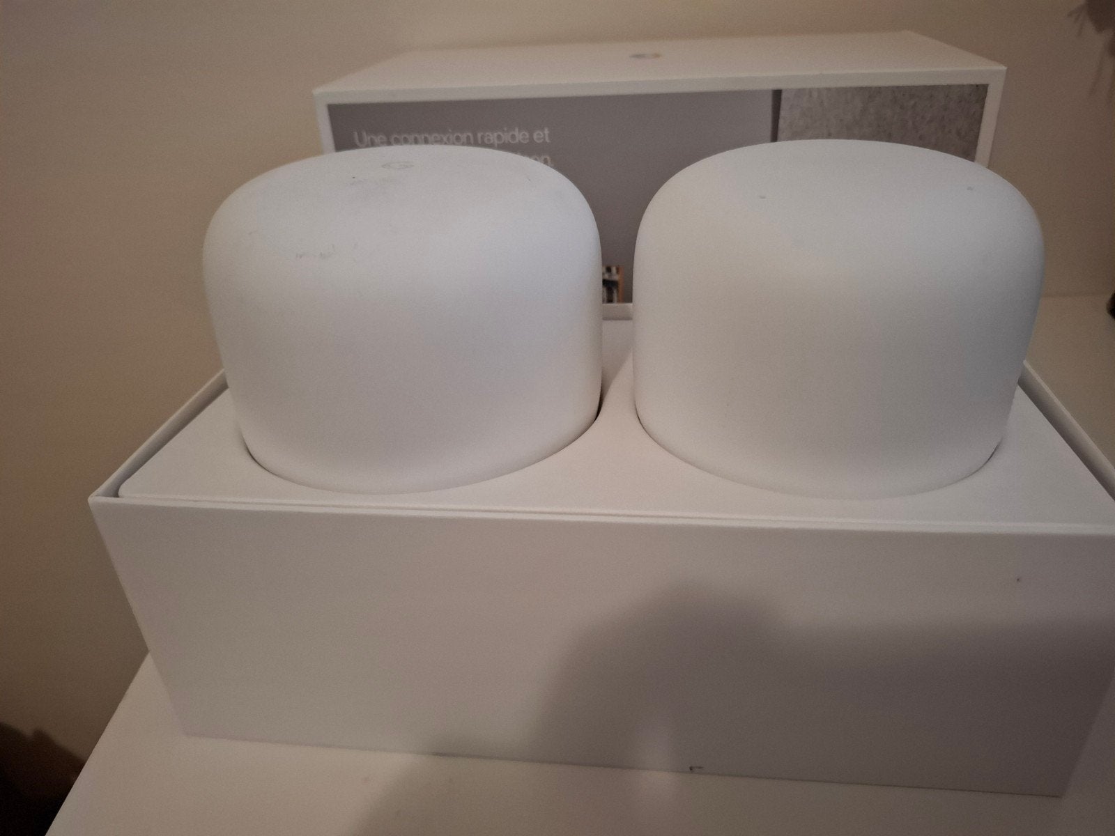 Google nest wifi set, Ophalen of Verzenden, Gebruikt, Router, Google Nest