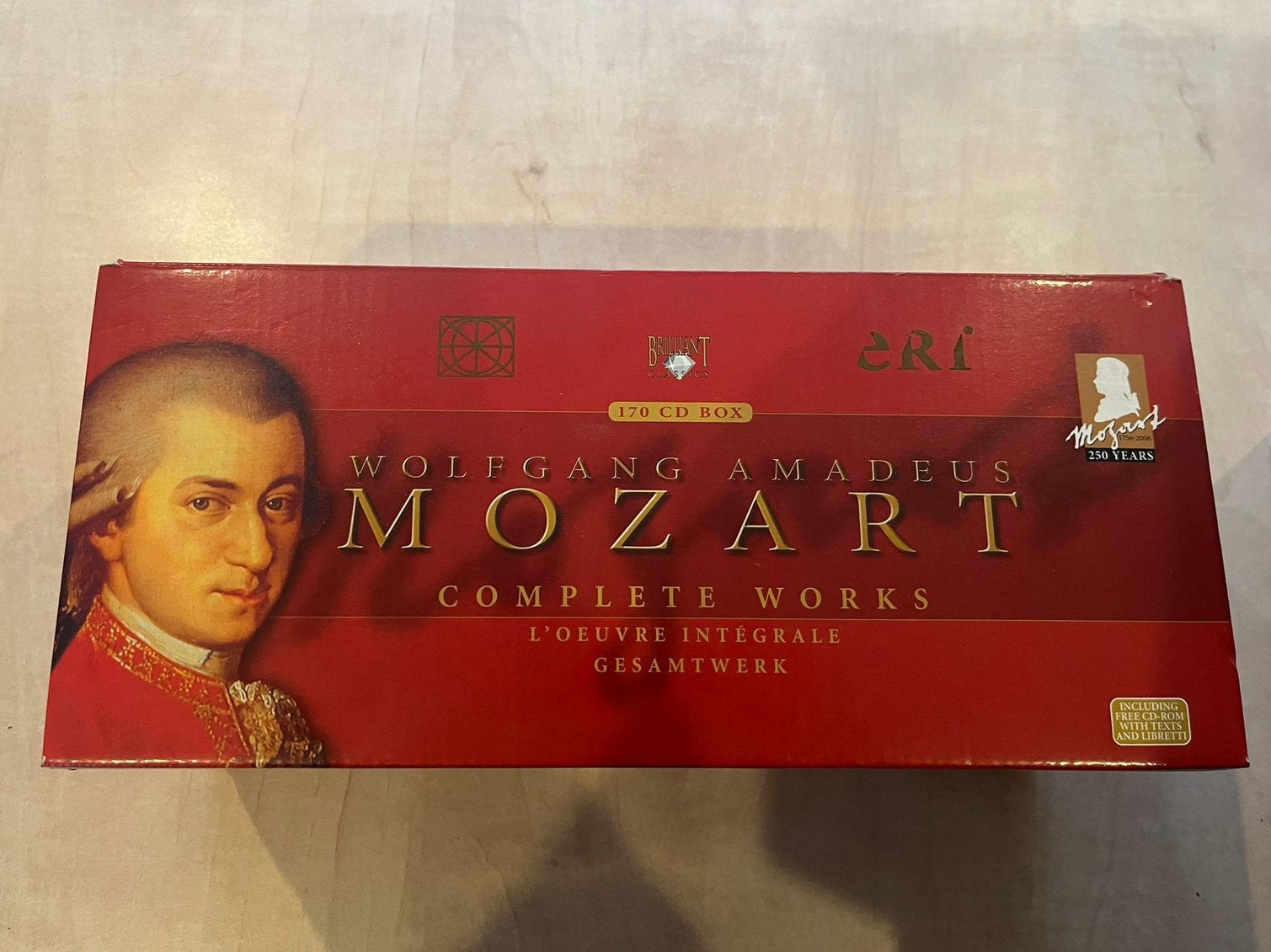 Wolfgang Amadeus Mozart Complete Works - 170 CD Box Set, Cd's en Dvd's, Ophalen, Gebruikt, Boxset, Mozart