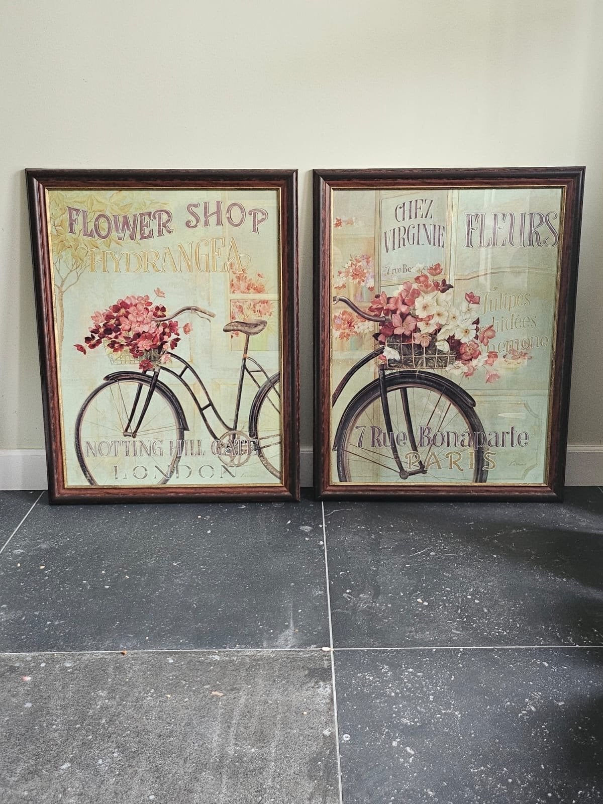 Set van 2 fietsen met bloemen prints, Ophalen, Gebruikt, Print, 75 – 100