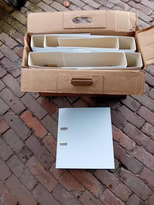 8 nieuwe witte ordners mappen map, Diversen, Ophalen of Verzenden, Nieuw