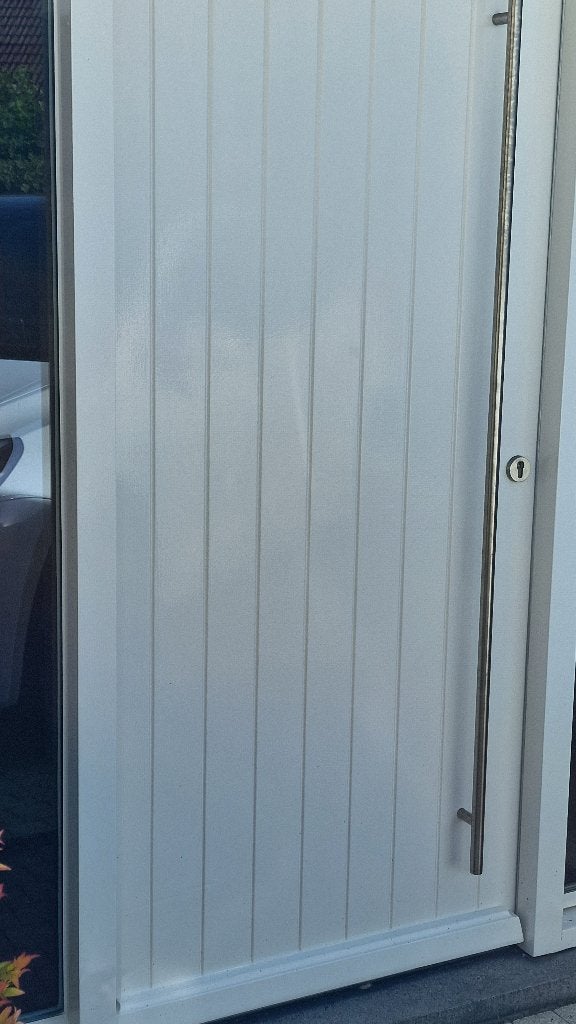 RVS deurgreep buitendeur, Doe-het-zelf en Verbouw, Ophalen, Zo goed als nieuw, Rvs, Overige typen