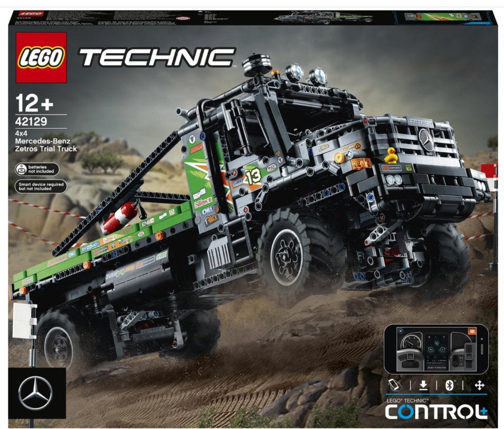 EGO Technic 42129 Mercedes-Benz Zetros Trial, Ophalen, Inclusief instructies, Lego, Zo goed als nieuw