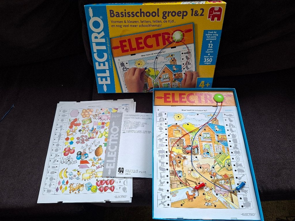 Jumbo Electro Kleuterschool 4+, Ophalen of Verzenden, Zo goed als nieuw, Elektronica, Met licht