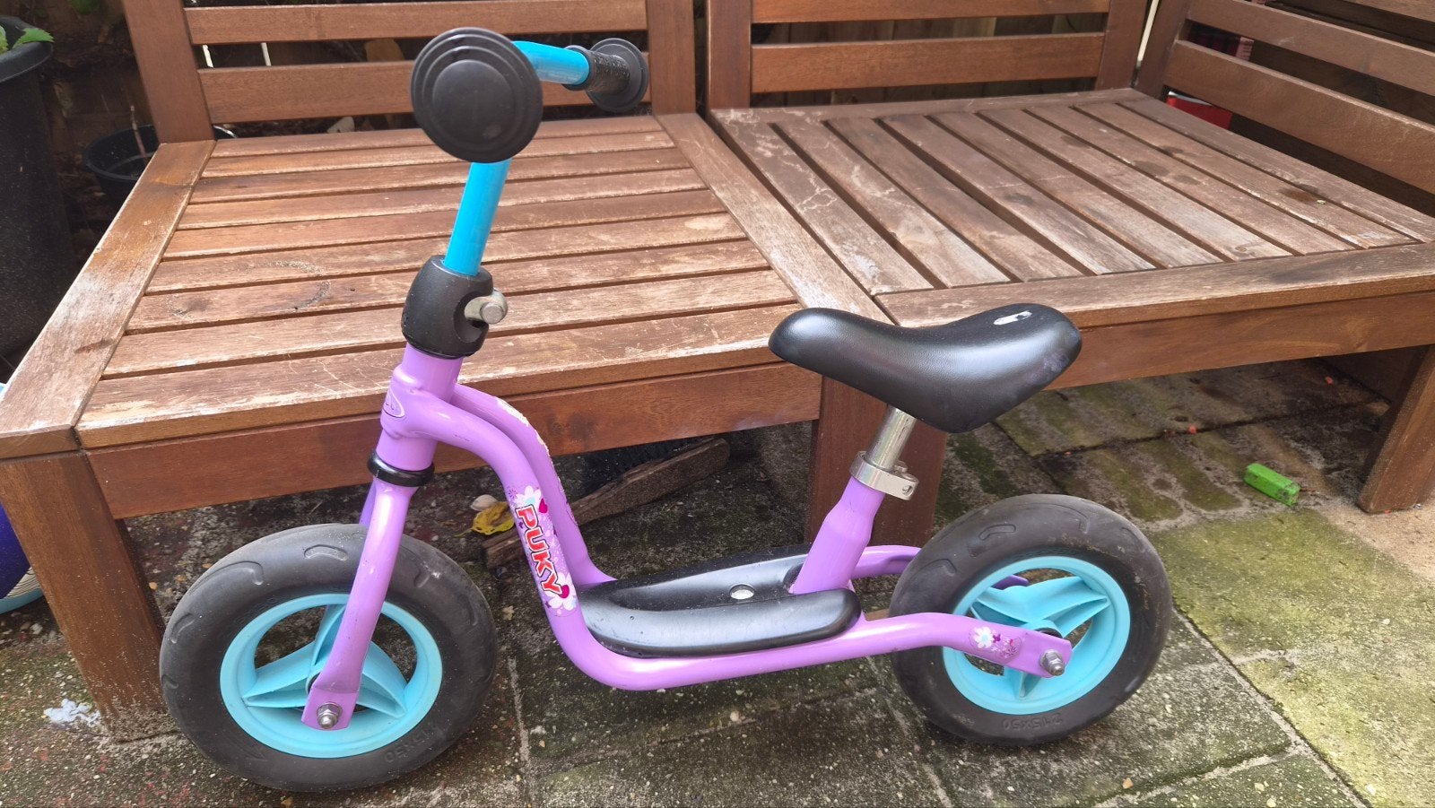 Puky loopfiets 10 inch met lekvrije banden, Ophalen of Verzenden, Gebruikt, Minder dan 16 inch, Puky