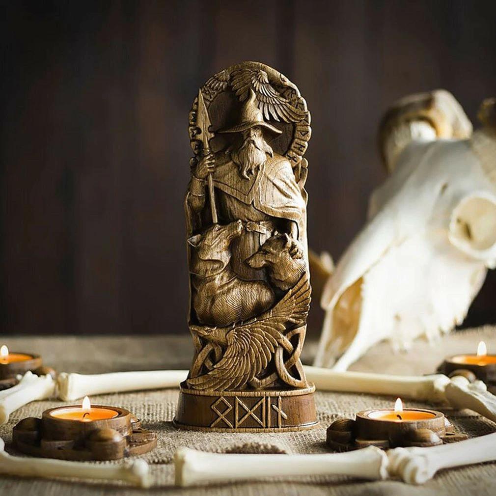 Odin Noorse God Beeld Noorwegen Religie Beeldje Kennis, Verzenden, Nieuw, Religie