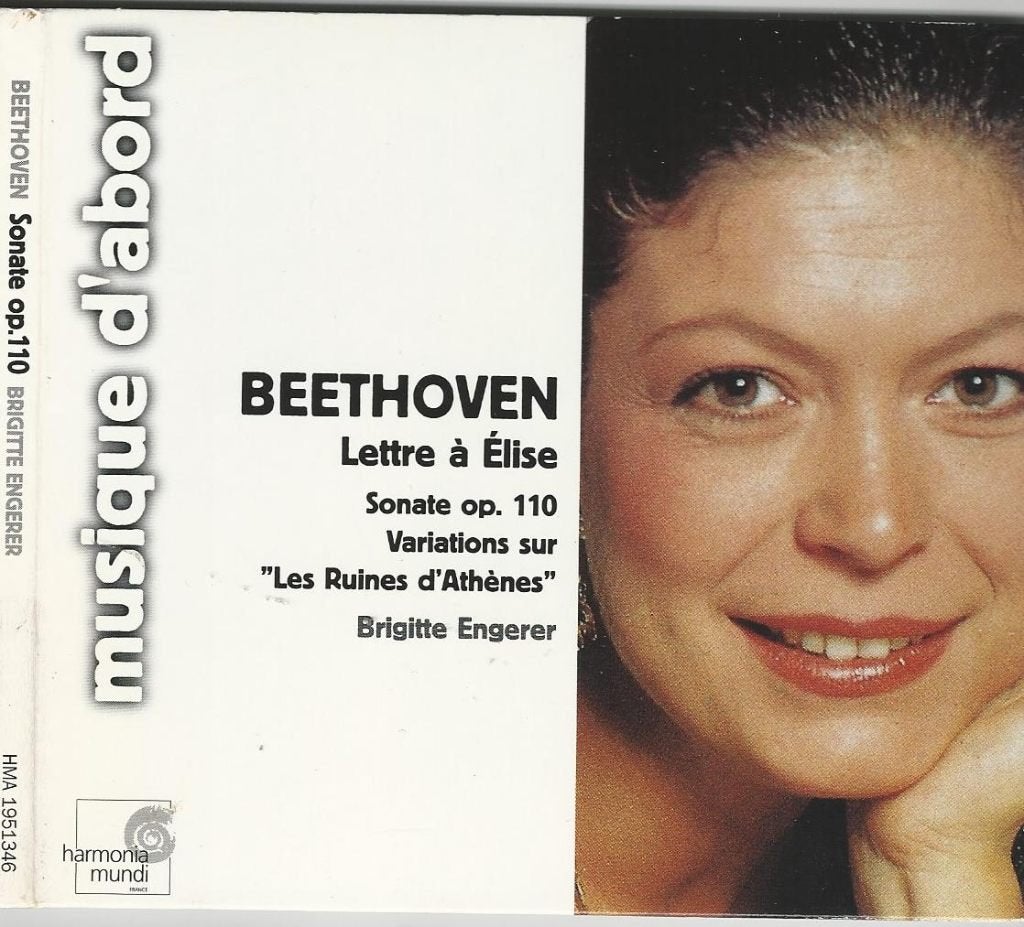 Beethoven / Brigitte Engerer ‎– Lettre à Élise,Sonate = 7,99, Ophalen of Verzenden, Classicisme, Zo goed als nieuw, Kamermuziek