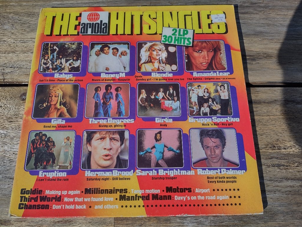 2 LP - The Ariola Hitsingles, Cd's en Dvd's, Ophalen of Verzenden, Zo goed als nieuw, Pop, Dubbel-LP
