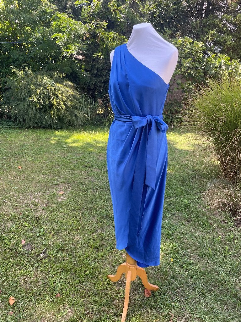 Elegante Ted Baker Jurk, cocktail of galajurk, maat 4, Blauw, Maat 42/44 (L), Ophalen of Verzenden, Zo goed als nieuw