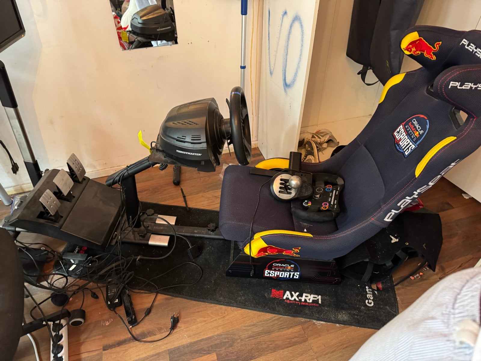Race Seat met Thrustmaster T3000 RS, Shifter & GT Stuur, Spelcomputers en Games, Spelcomputers | Overige, Ophalen, Overige merken