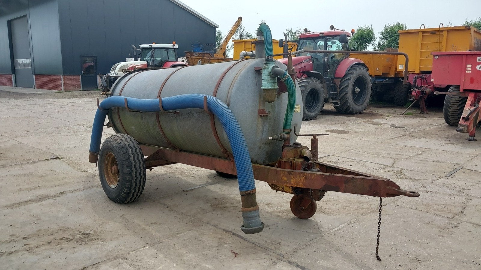 Vgm welger kieper deutz beco 220 kipper mesttank pz, Ophalen, Transport