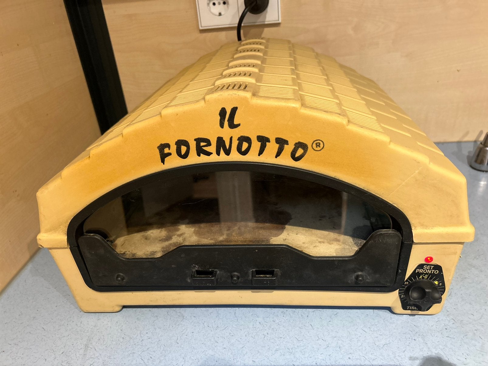 PROF. PIZZA OVEN met grote pizza steen, Ophalen of Verzenden, Gebruikt
