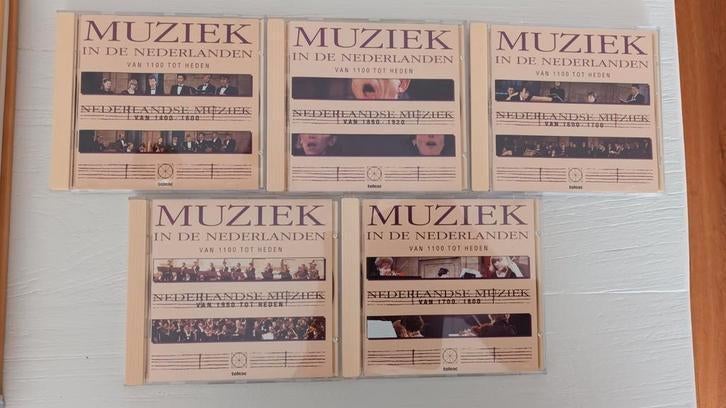 Muziek in de Nederlanden (5 cd + boek) Teleac, Ophalen of Verzenden, Barok, Zo goed als nieuw