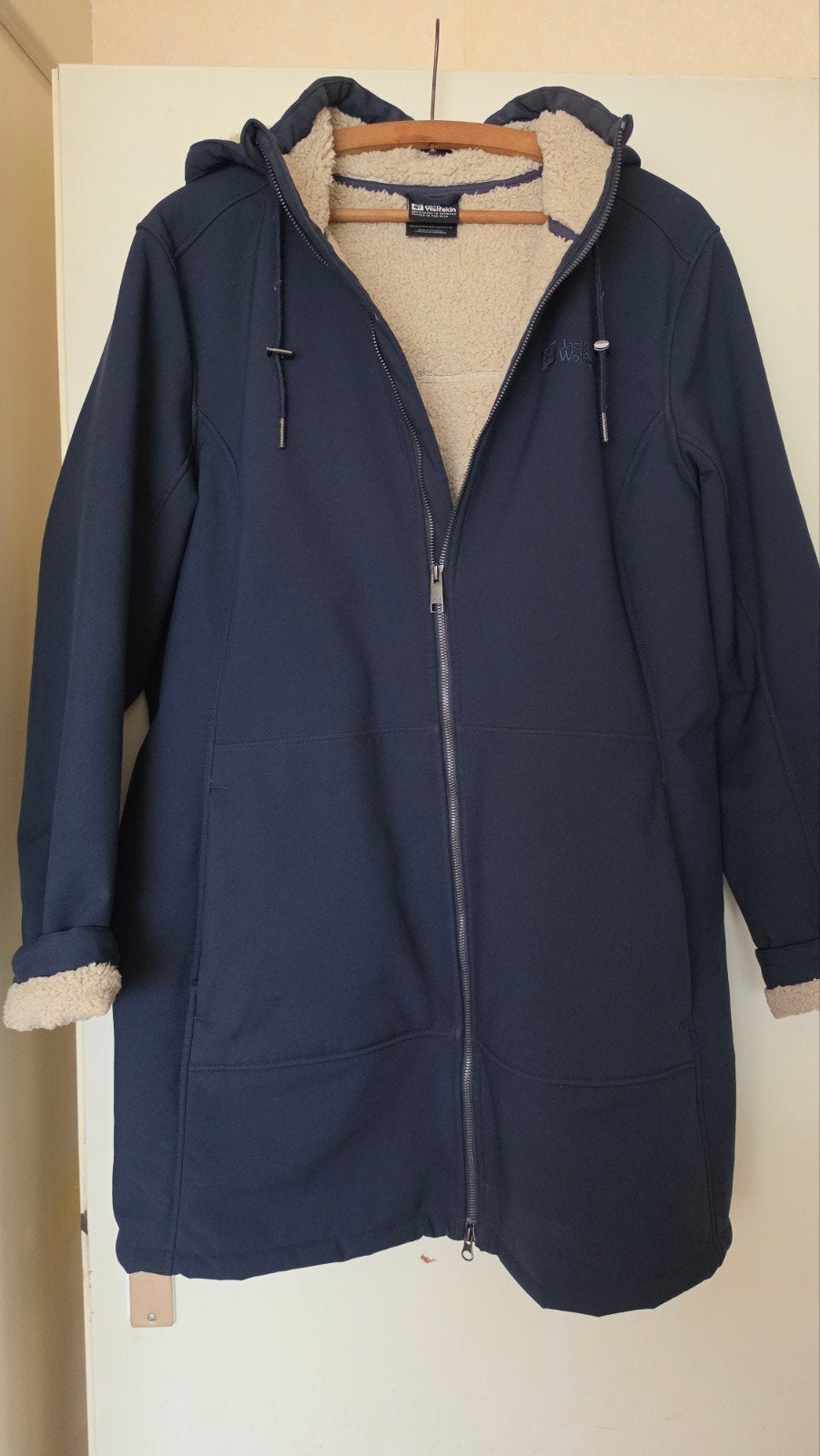 Jack Wolfskin softshell herfst/winter, Ophalen of Verzenden, Zo goed als nieuw, Maat 46/48 (XL) of groter, Blauw