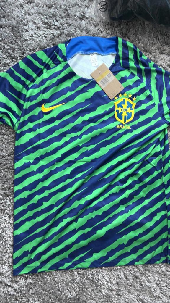 Brazil T Shirt, Sport en Fitness, Voetbal, Ophalen of Verzenden, Zo goed als nieuw, Shirt