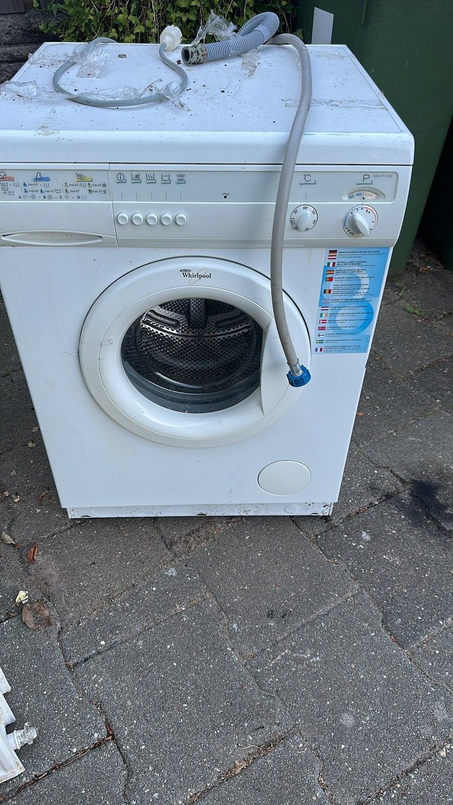 Wasmachine, Witgoed en Apparatuur, Wasmachines, Ophalen, Gebruikt, 1200 tot 1600 toeren, 85 tot 90 cm