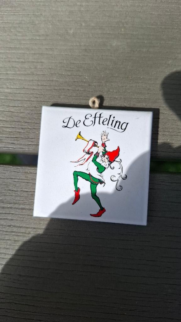 Zeldzaam Efteling tegeltje, Verzamelen, Efteling, Ophalen, Beeldje of Poppetje