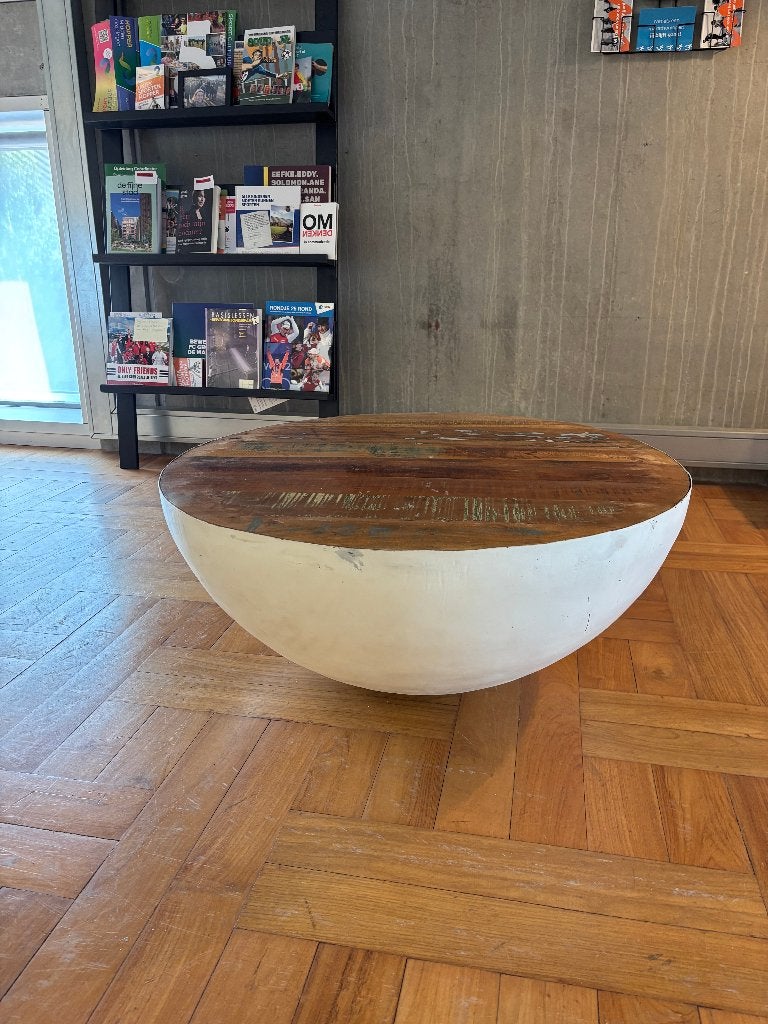 Zeer nette salontafel, Ophalen, 50 tot 100 cm, Rond, 50 tot 100 cm