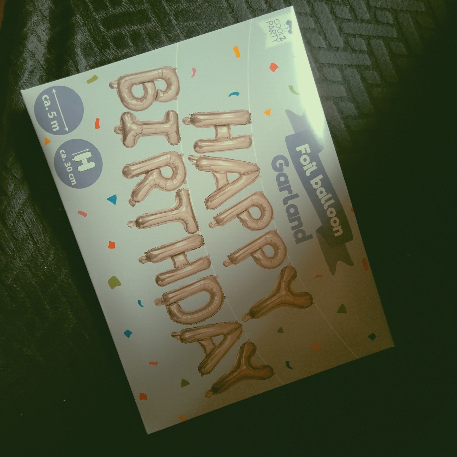 Eenhoorn lampion en Happy Birthday slinger, ballonnen letter, Ophalen of Verzenden, Nieuw, Feestartikel, Verjaardag