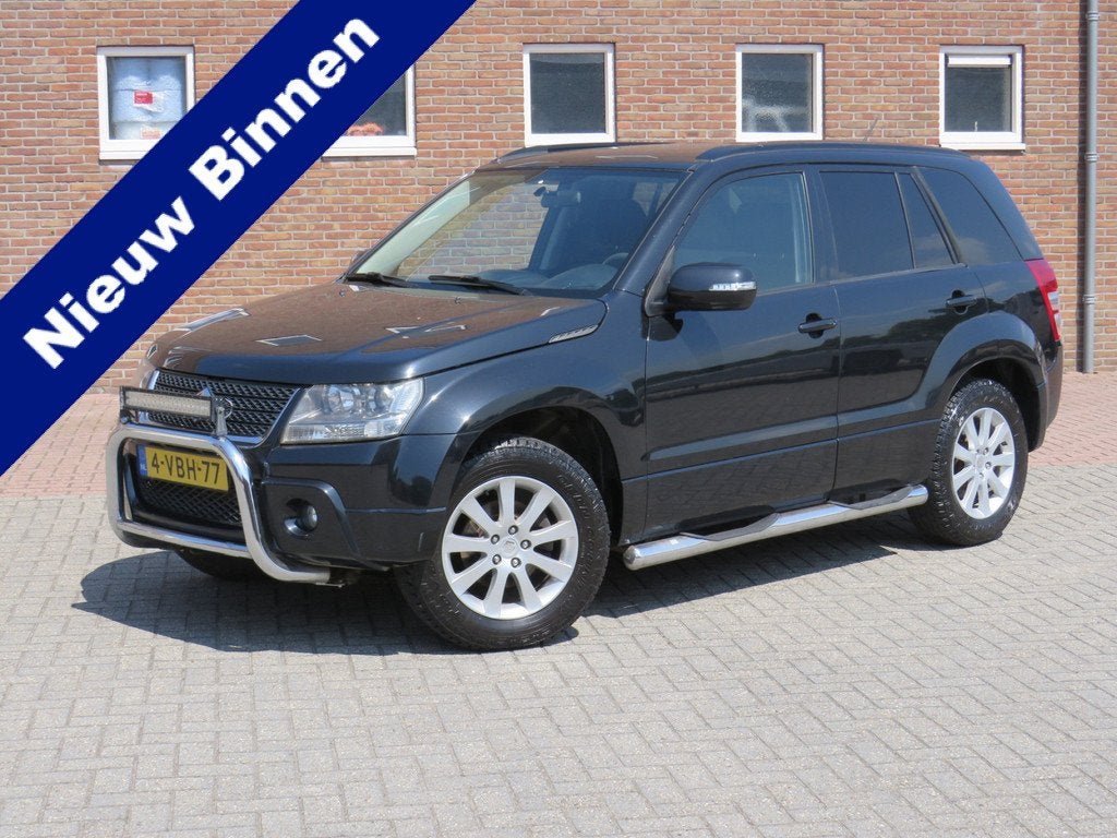 Suzuki Grand Vitara 1.9 Exclusive VAN 4x4 Grijs Kenteken * T, 13 km/l, Gebruikt, 4 cilinders, Zwart