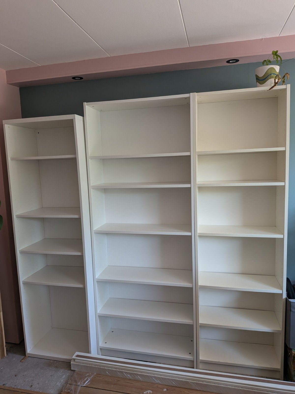3 IKEA kasten: 2x BILLY (60/80cm) en 1x BESTA (60cm), Ophalen, Gebruikt, 50 tot 100 cm, 150 tot 200 cm