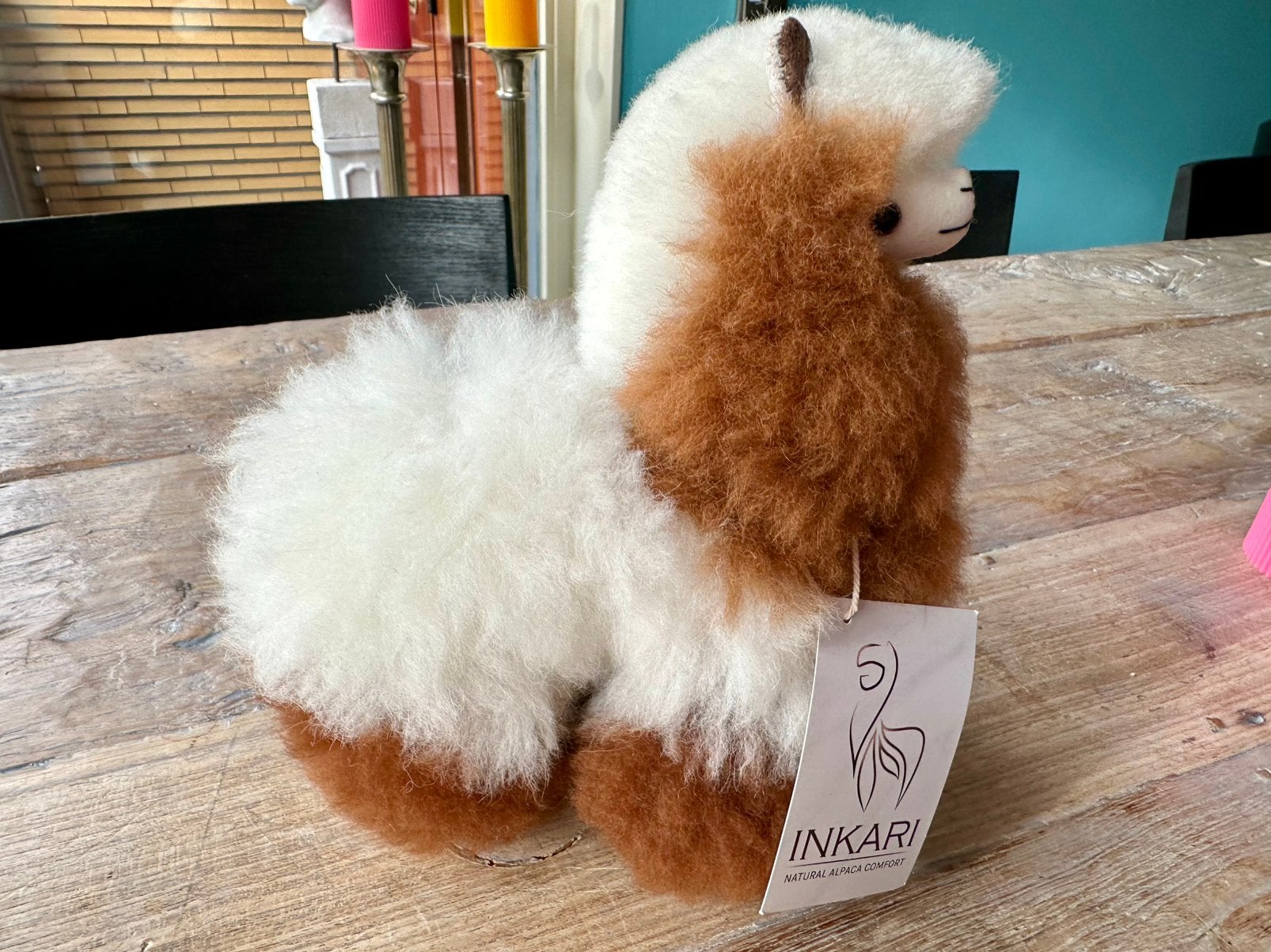 Inkari Alpaca knuffel, Overige merken, Overige karakters, Overige typen, Ophalen of Verzenden