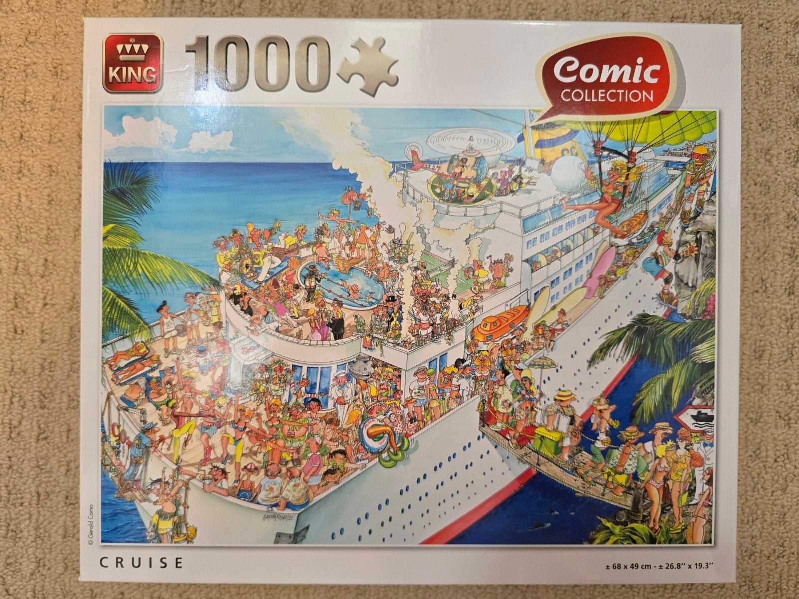 King Comic Collection Puzzel, Ophalen of Verzenden, 500 t/m 1500 stukjes, Zo goed als nieuw, Legpuzzel