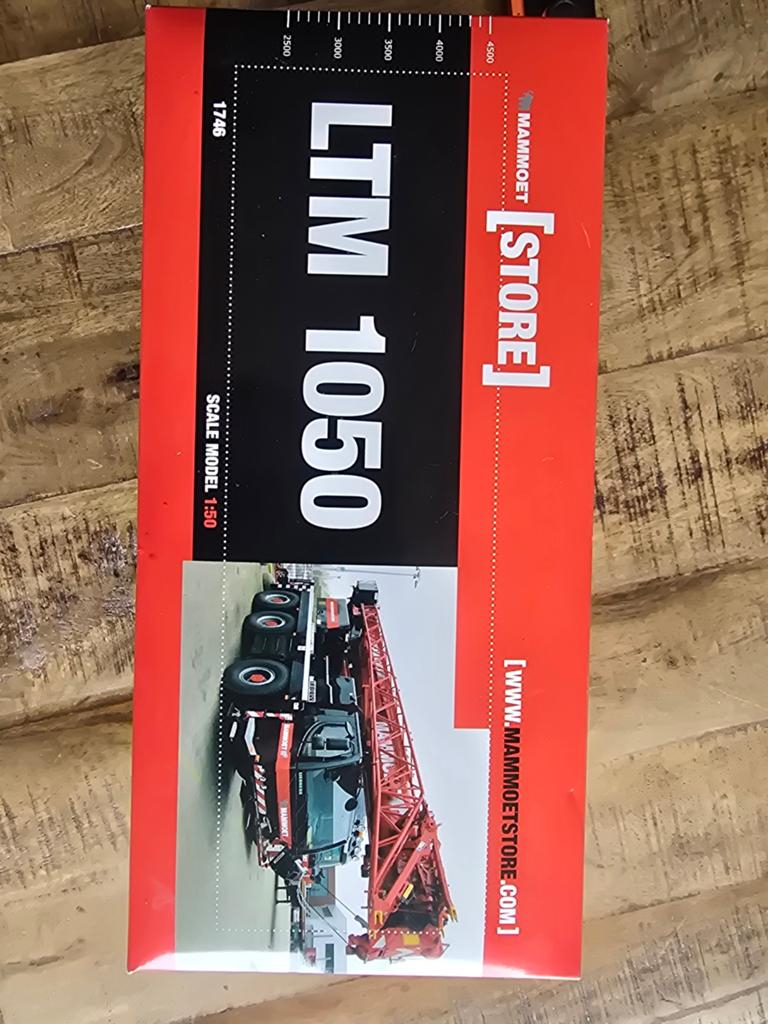 Mammoet LTM 1050 Schaamodel 1:50, Ophalen