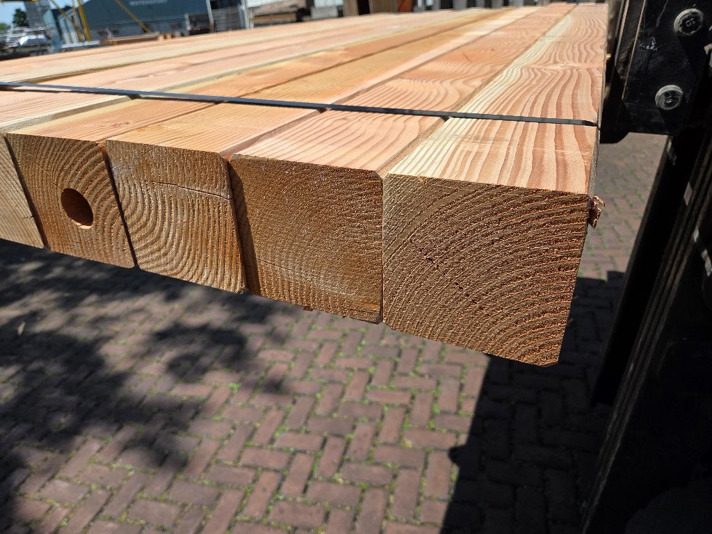 9 Douglas palen / balken 12x12 cm 2.20 meter lang - nr: TB8, Ophalen, Nieuw, 180 tot 250 cm, Overige typen