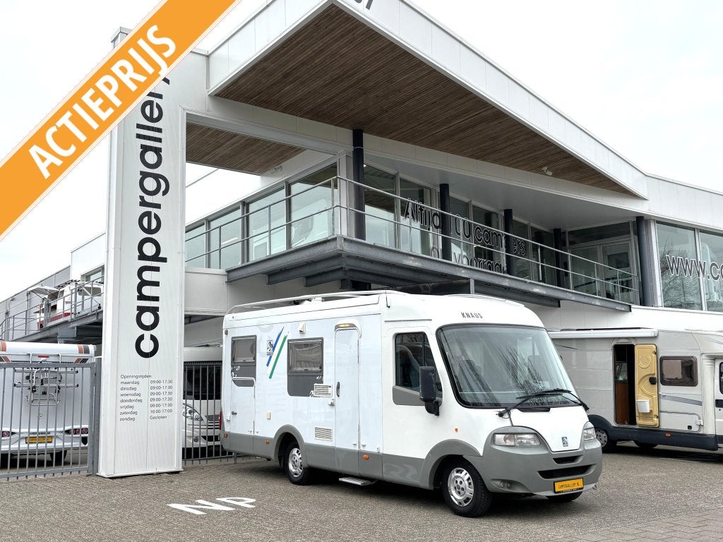 Knaus Travel-Liner 708 DWARSBED + HEFBED ALDE VERW + AIRCO, Integraal, Fiat, Luifel, Bedrijf