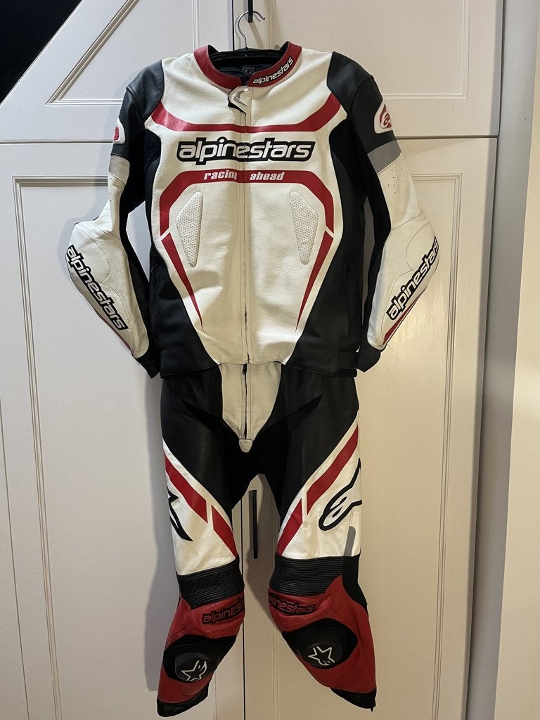 Alpinestars leren motorpak maat 58 Goede staat!!, Motoren, Kleding | Motorkleding, Ophalen of Verzenden, Alpinestars, Tweedehands